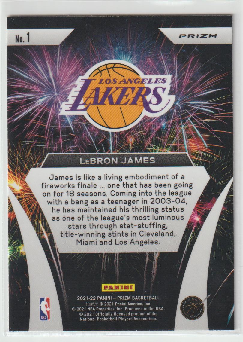 Fireworks 001 LeBron James LA Lakers Fast Break