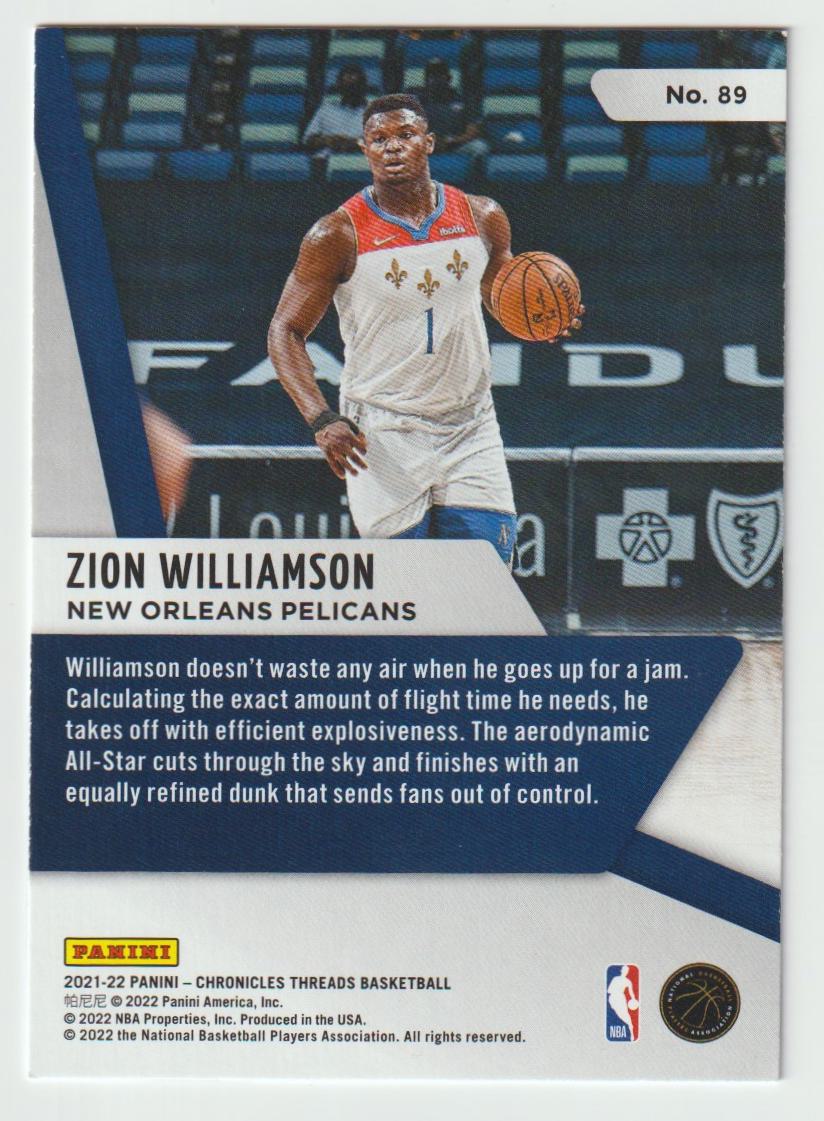 089 Zion Williamson - New Orleans Pelicans