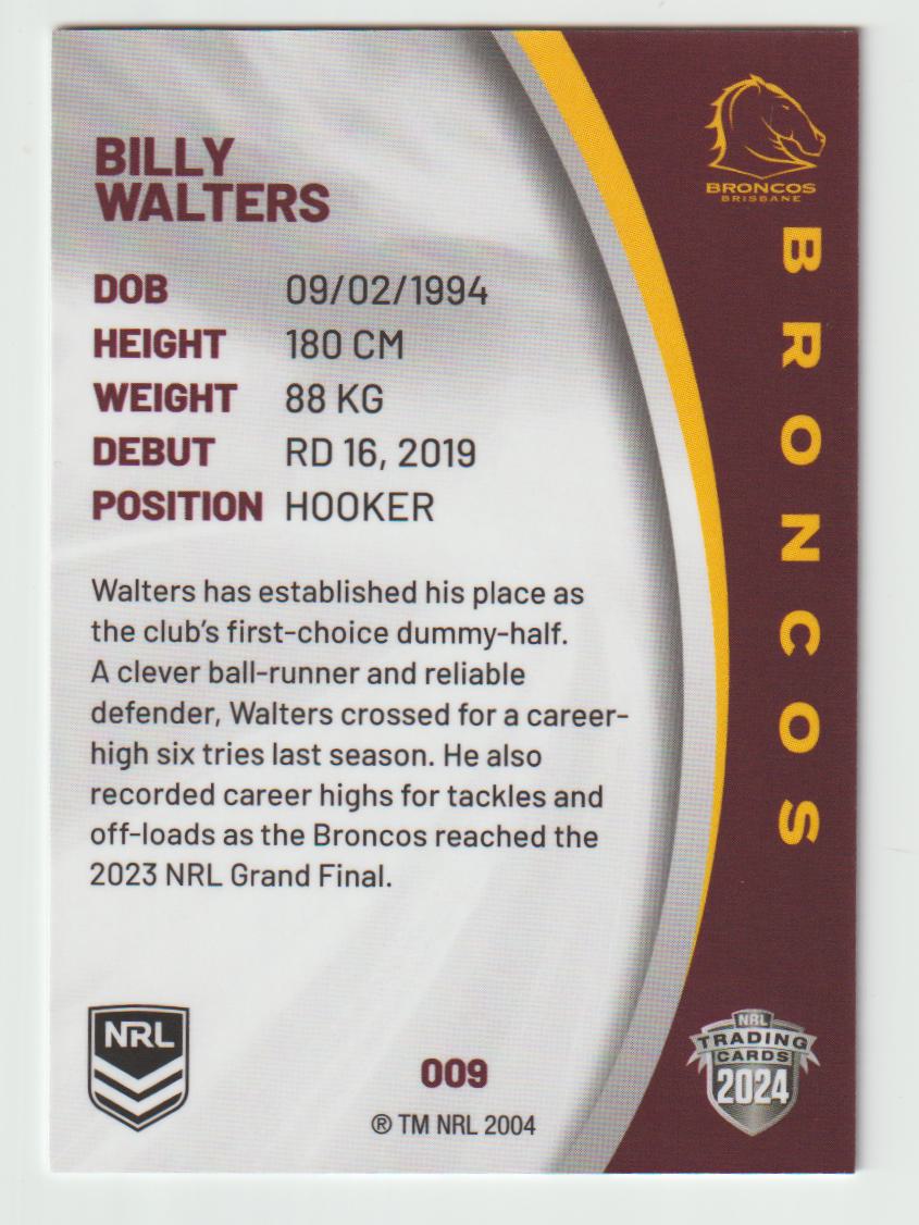 009 BILLY WALTERS