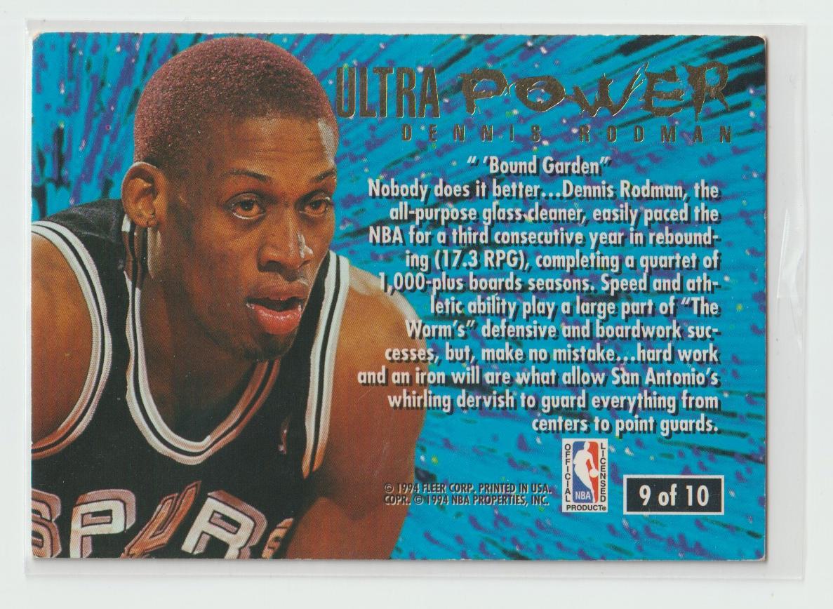 Ultra Power 9 Dennis Rodman San Antonio Spurs