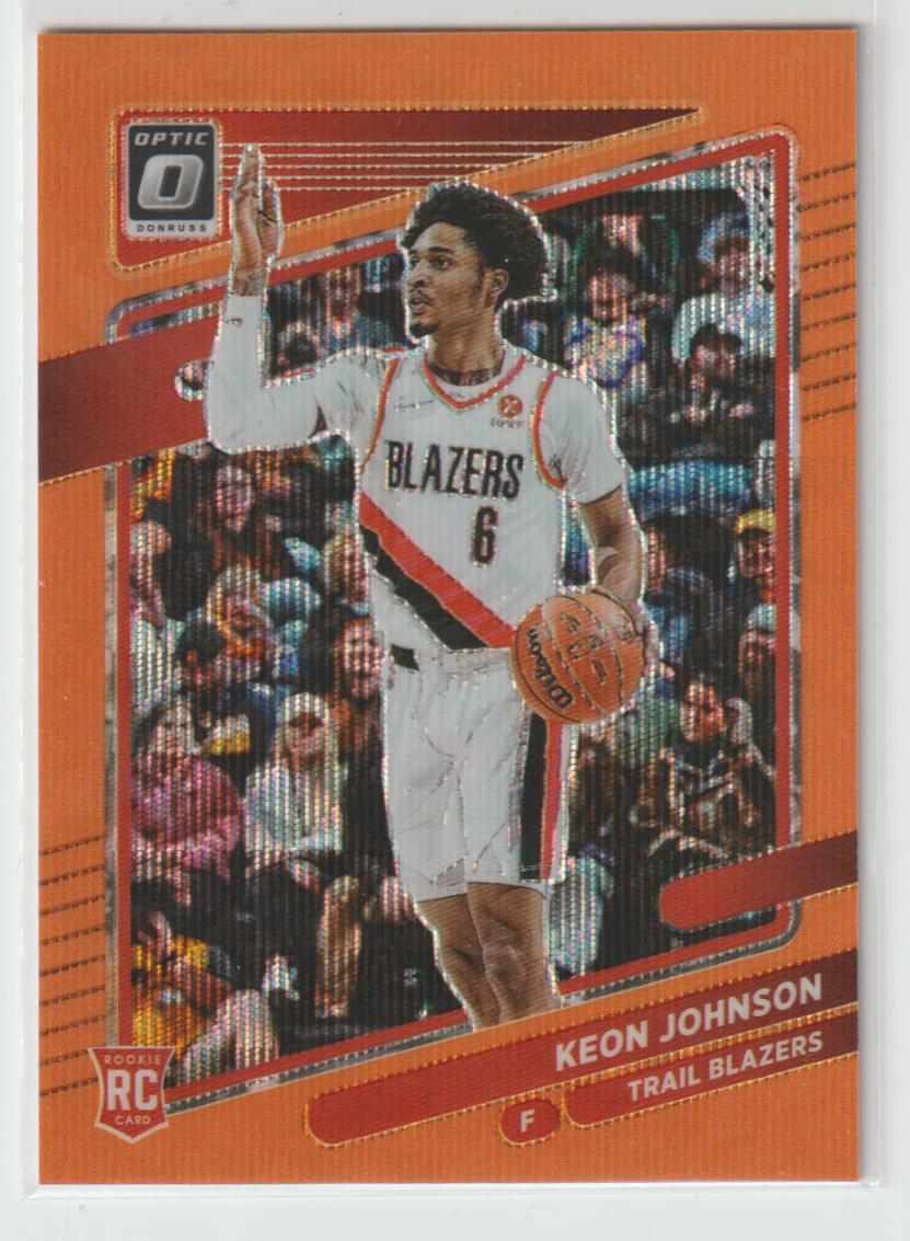 613 Keon Johnson - Portland Trail Blazers 75th Anniversary 40/75