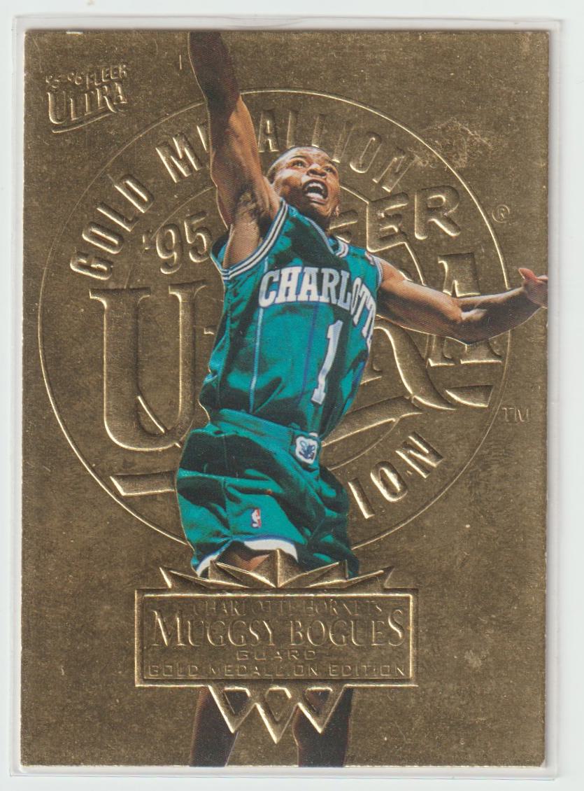 017 Muggsy Bogues Charlotte Hornets Gold Medallion