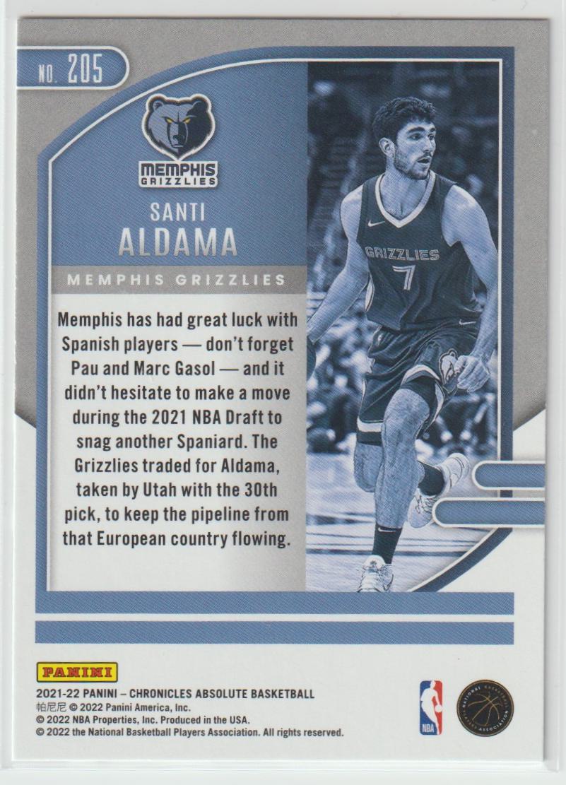 205 Santi Aldama - Memphis Grizzlies