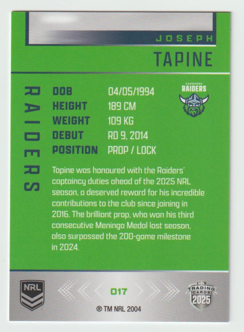 017 JOSEPH TAPINE