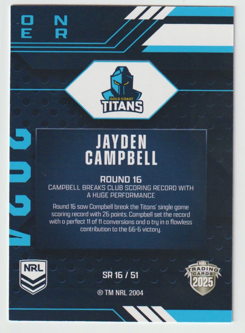 Season to Remember SR 016 TITANS JAYDEN CAMPBELL