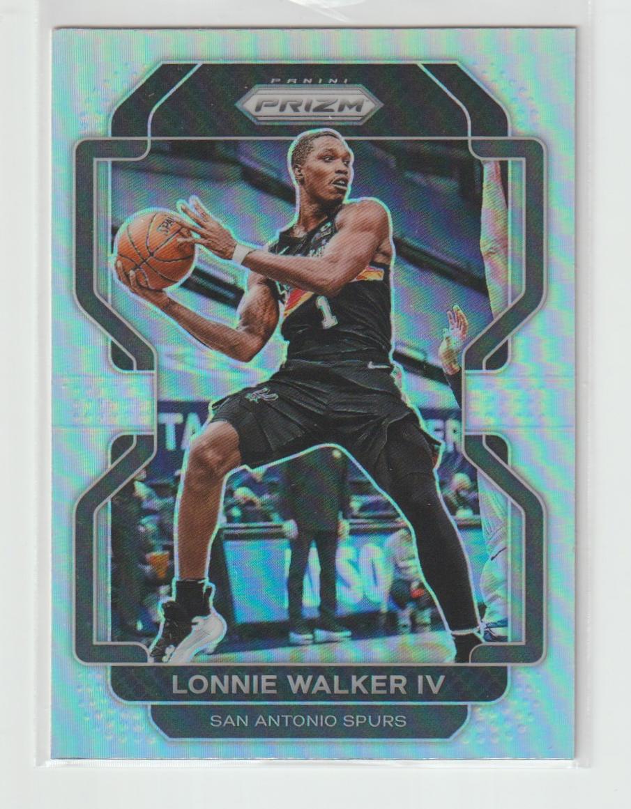 036 Lonnie Walker IV - San Antonio Spurs Silver Prizm