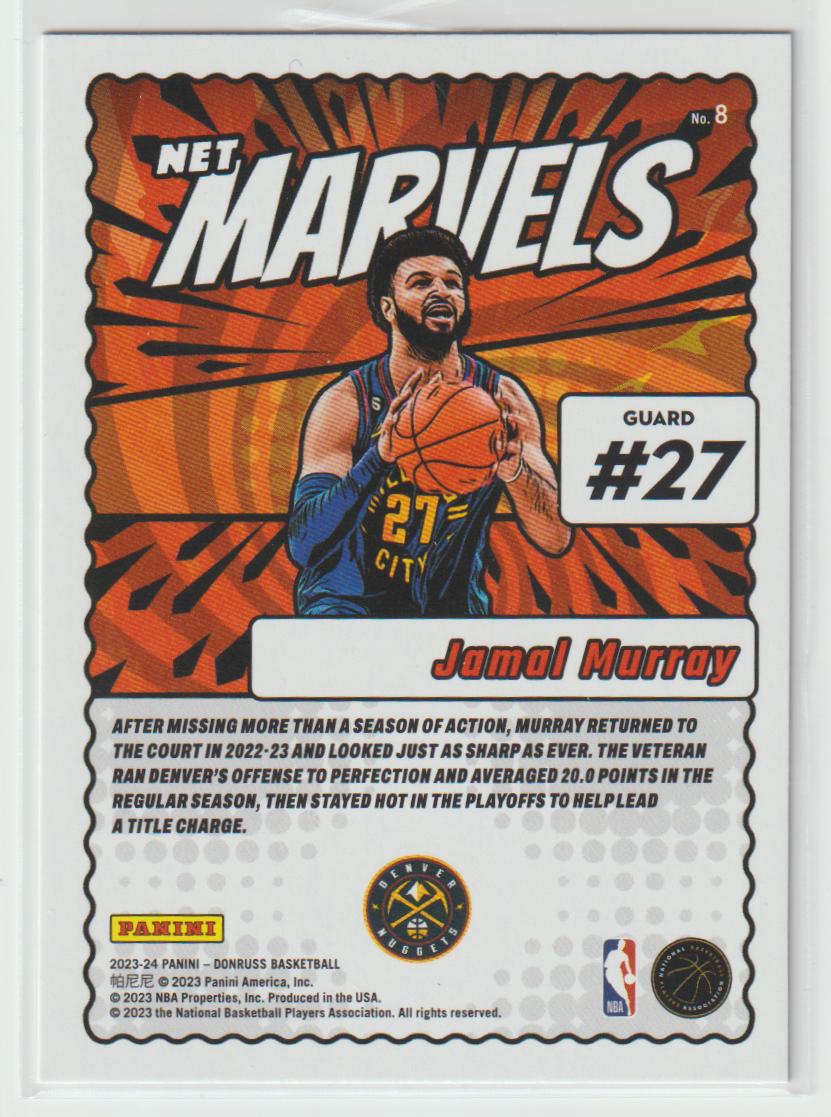 Net Marvels 008 Jamal Murray Denver Nuggets Red International