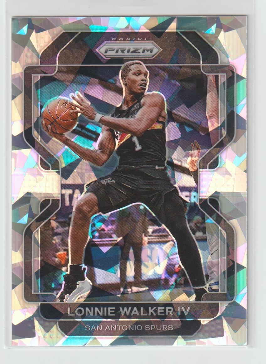 036 Lonnie Walker IV - San Antonio Spurs Ice Prizm