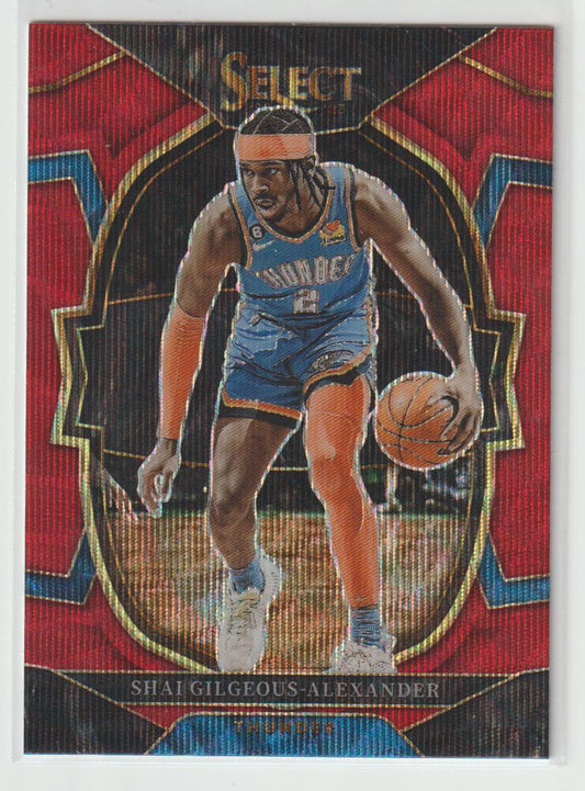 056 Shai Gilgeous-Alexander Oklahoma City Thunder Red Wave