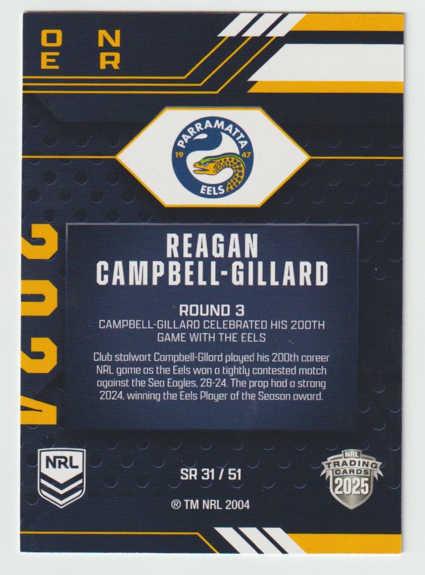 Season to Remember SR 031 EELS REAGAN CAMPBELL-GILLARD