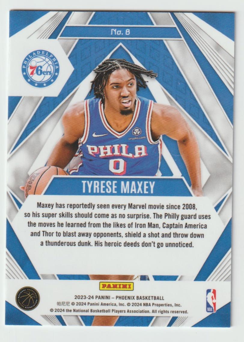 Paragon 008 Tyrese Maxey, Philadelphia 76ers