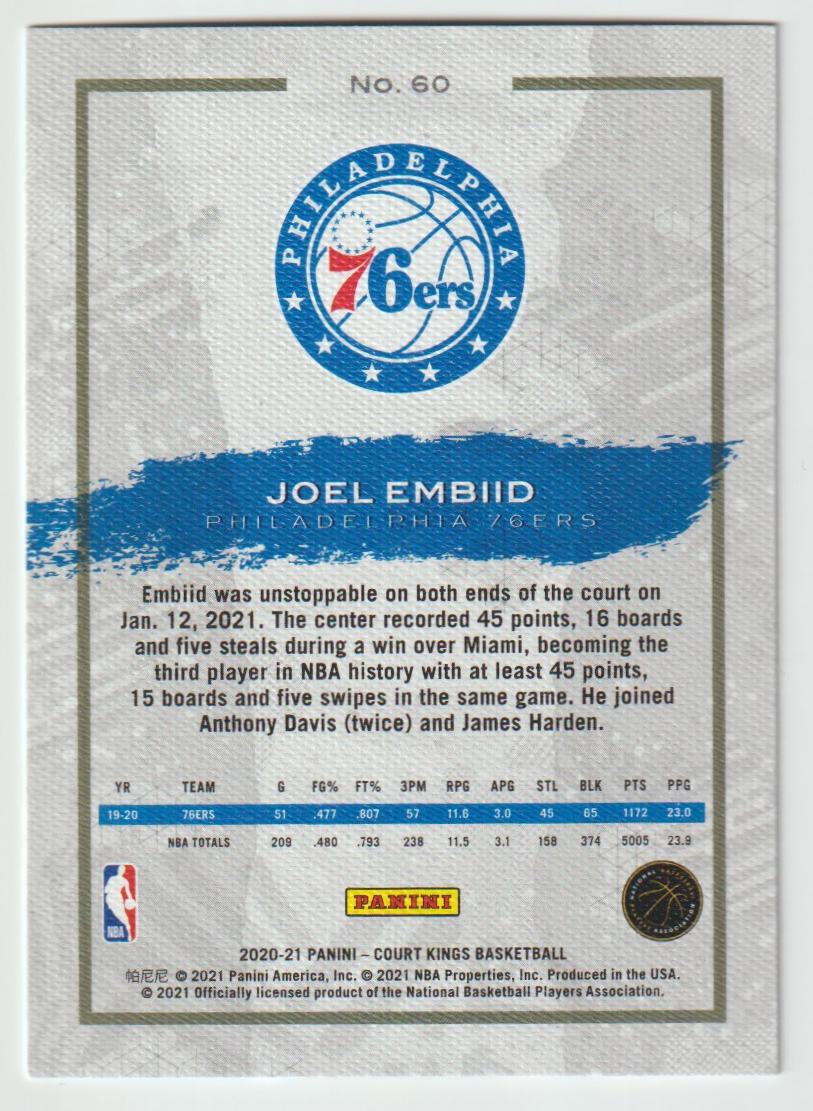 060 Joel Embiid - Philadelphia 76ers