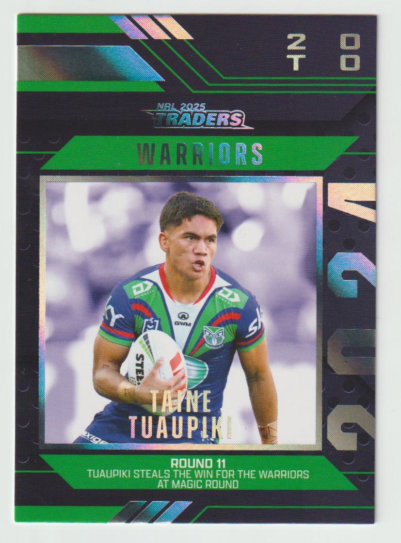 Season to Remember SR 046 WARRIORS TAINE TUAUPIKI