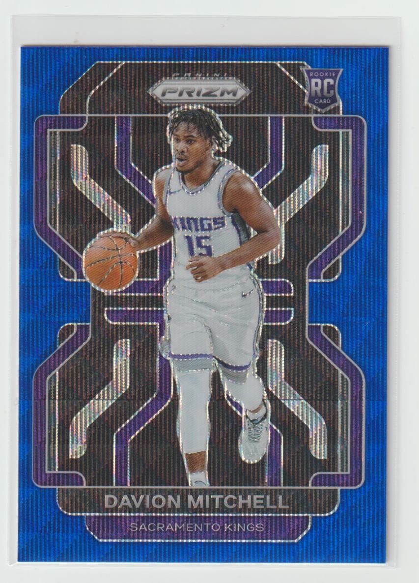 312 Davion Mitchell - Sacramento Kings Blue Wave