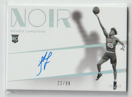 Shadow Signatures SHS-ROM Romeo Langford - Boston Celtics 22/99