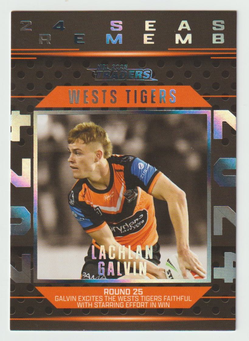 Season to Remember SR 050 WESTS TIGERS LACHLAN GALVIN