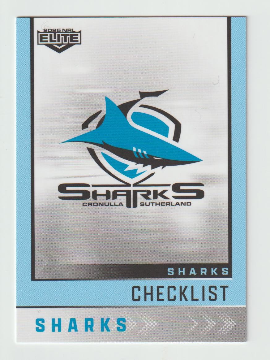 028 SHARKS CHECKLIST
