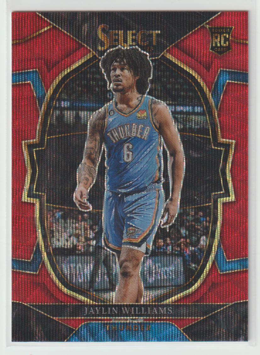 099 Jaylin Williams Oklahoma City Thunder Red Wave