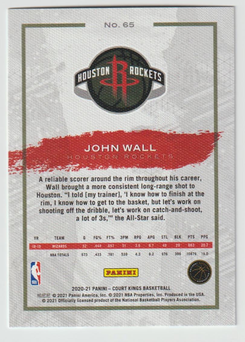 065 John Wall - Houston Rockets