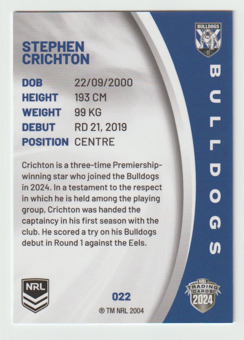 022 STEPHEN CRICHTON