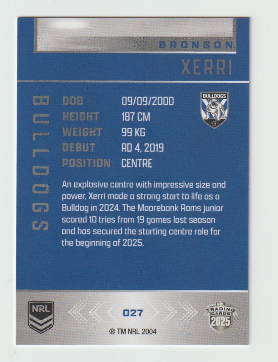 027 BRONSON XERRI