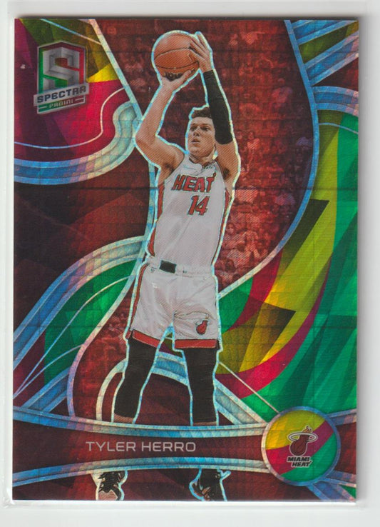 043 Tyler Herro Miami Heat Red/Yellow/Green Asia 1/75