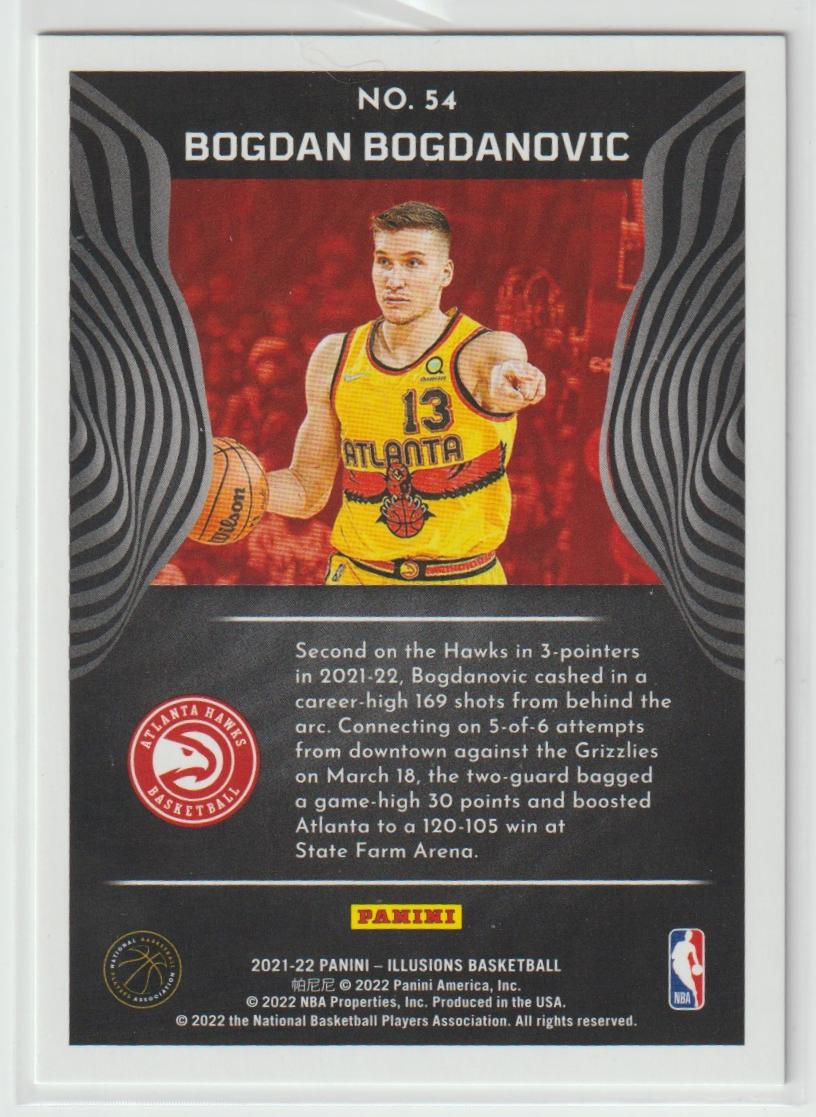 054 Bogdan Bogdanovic - Atlanta Hawks Red 75/99