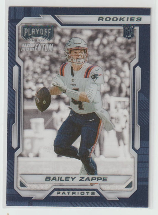 Playoff Momentum PMR-26 Bailey Zappe - New England Patriots