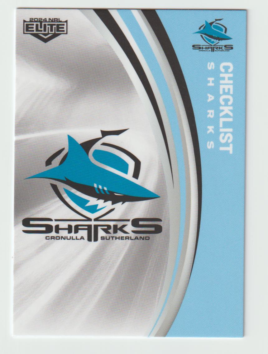 028 SHARKS CHECKLIST