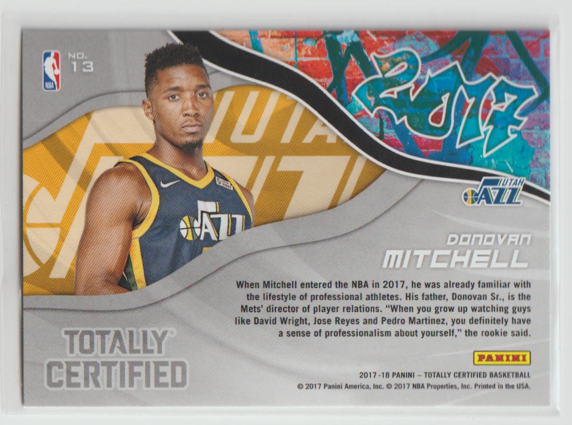 2017 Graffiti 013 Donovan Mitchell - Utah Jazz