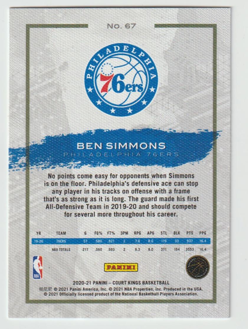 067 Ben Simmons - Philadelphia 76ers