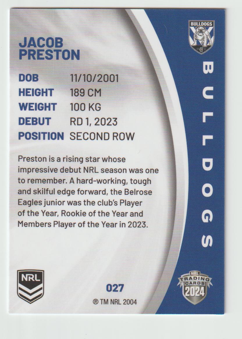 027 JACOB PRESTON