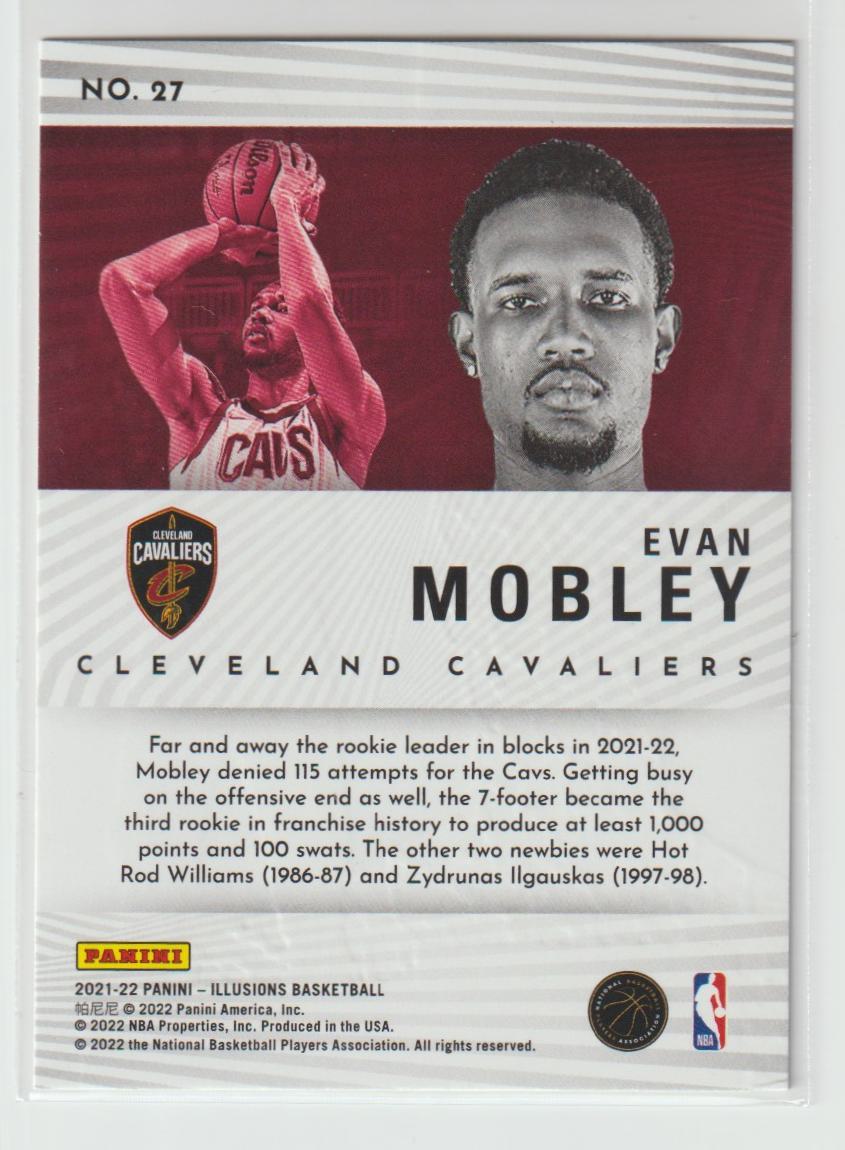 Intriguing Players 027 Evan Mobley Cleveland Cavaliers Asia Red & Yellow