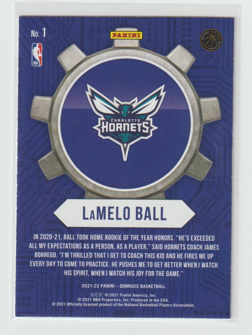 Craftsmen 1 Lamelo Ball Charlotte Hornets Press Proof