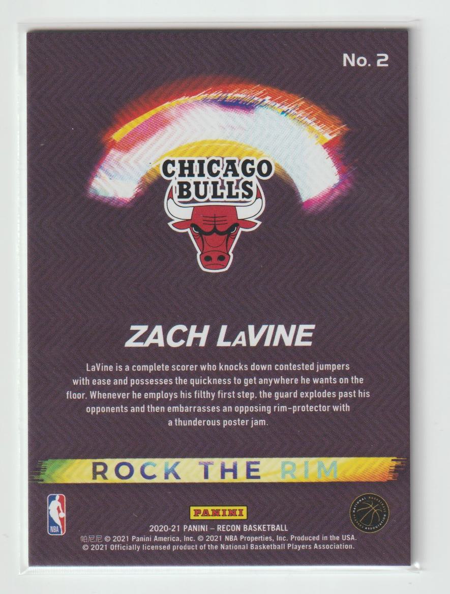 Rock the Rim 2 Zach Lavine Chicago Bulls