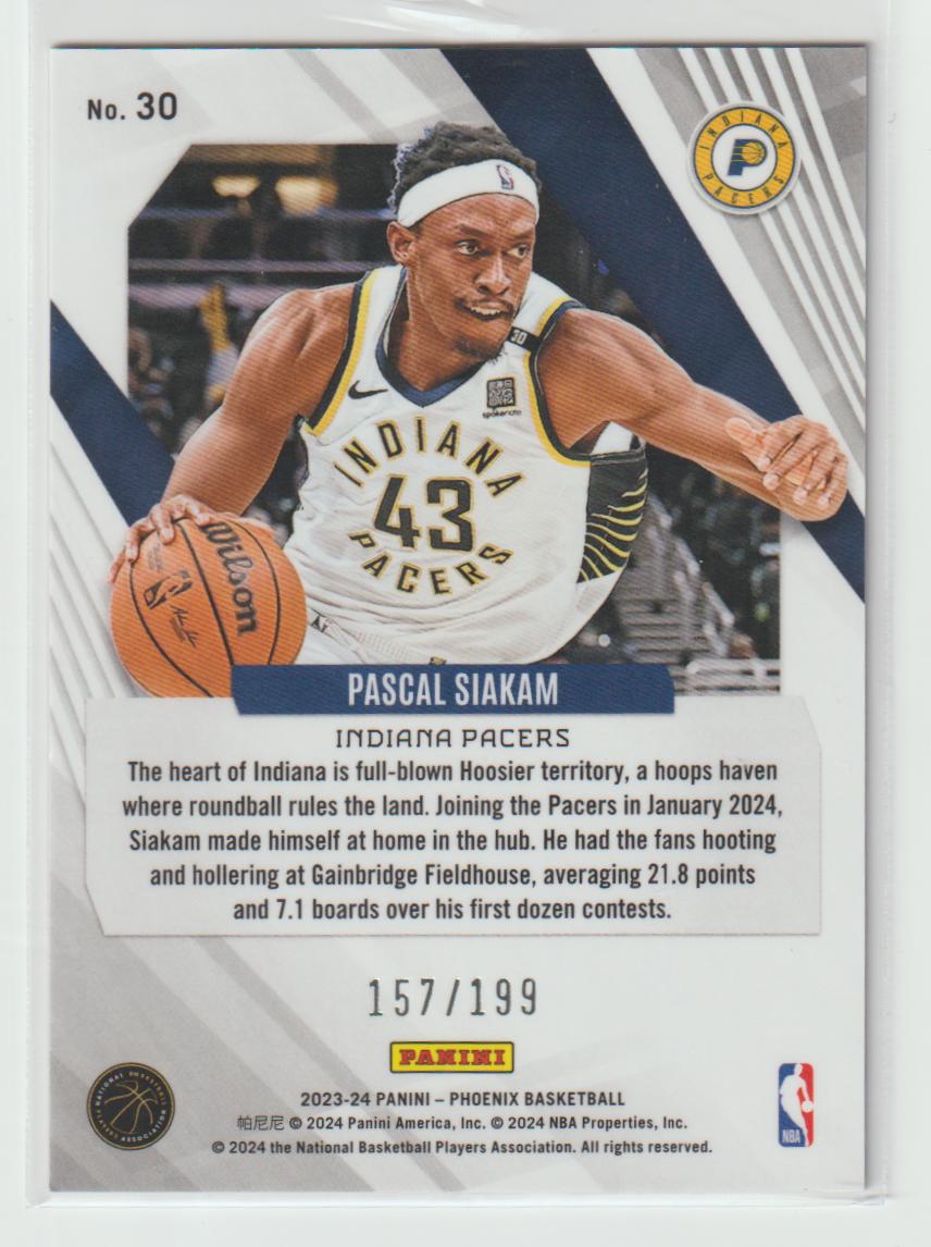 030 Pascal Siakam Indiana Pacers Red 157/199