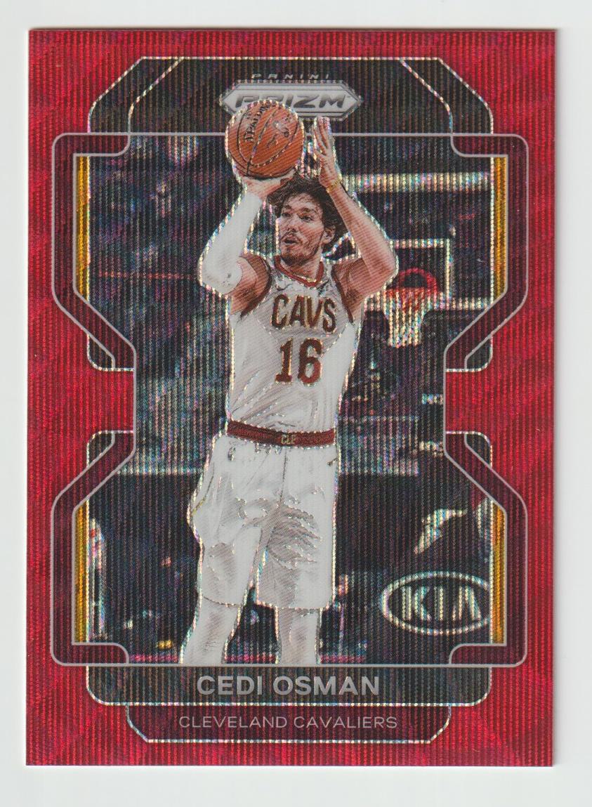 060 Cedi Osman - Cleveland Cavaliers Ruby Wave Prizm
