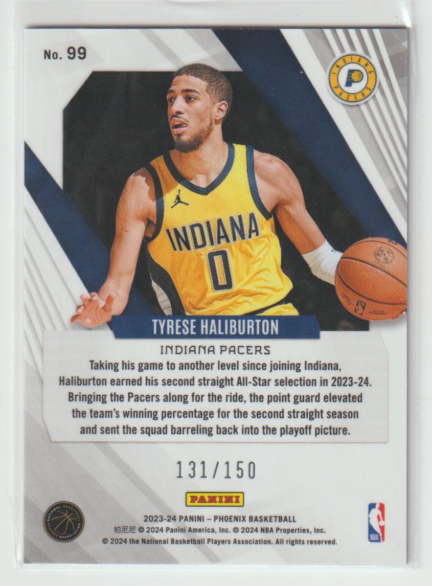 099 Tyrese Haliburton Indiana Pacers Purple 131/150