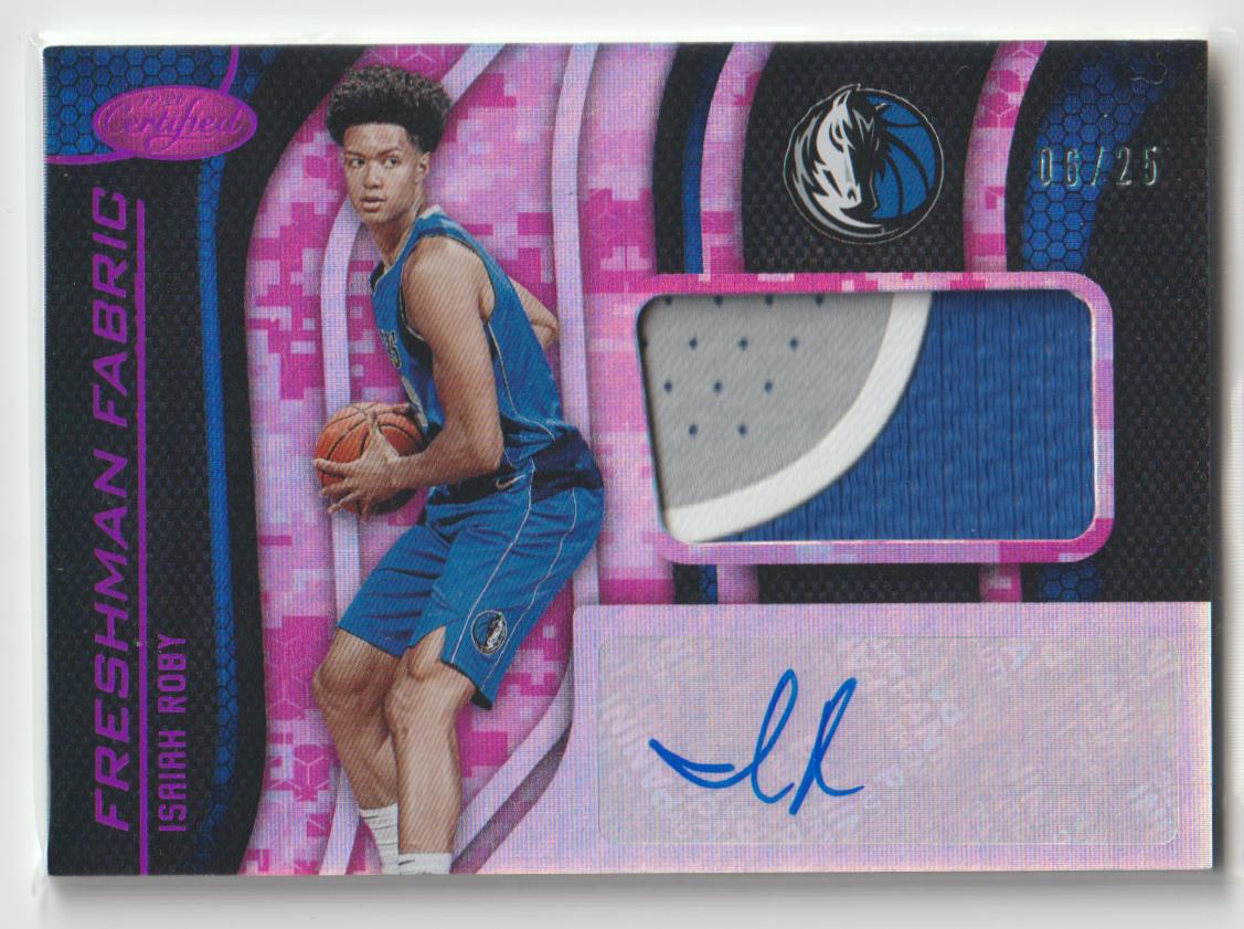 Freshman Fabric Signatures FF-IR Isaiah Roby - Dallas Mavericks Camo 6/25