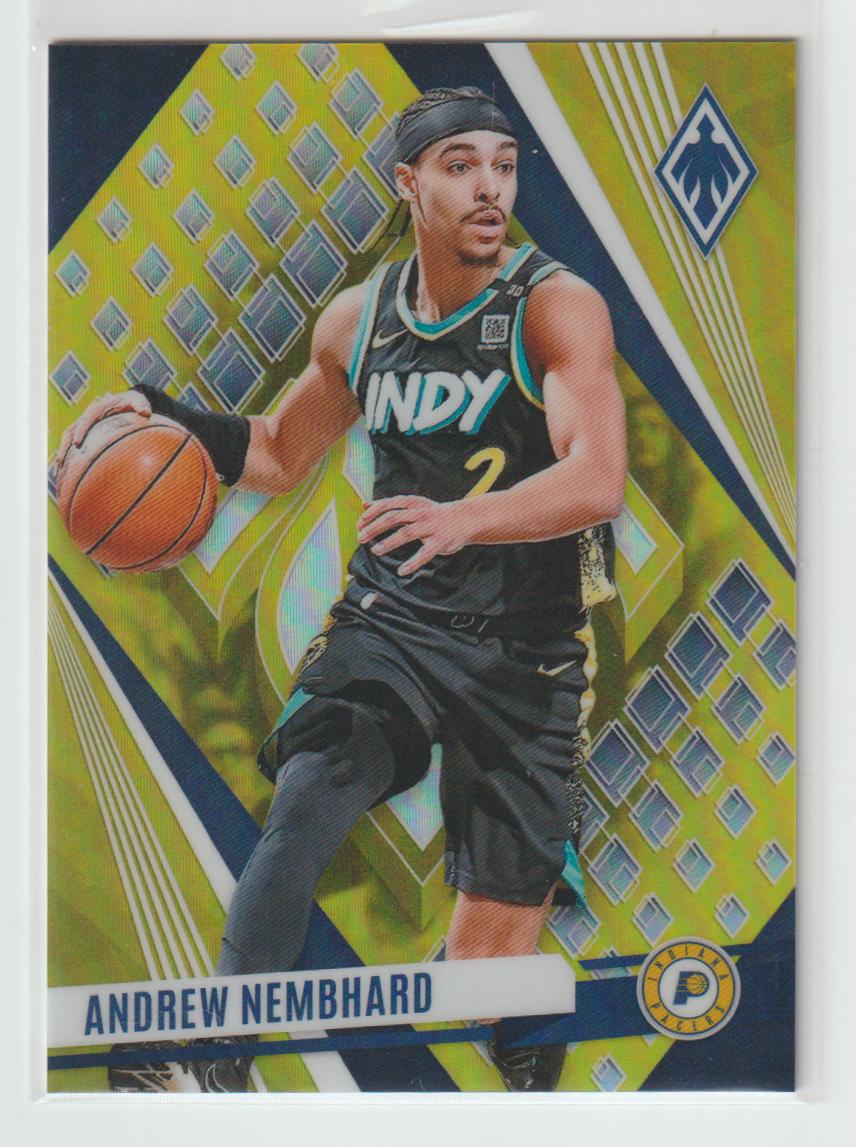 195 Andrew Nembhard Indiana Pacers Yellow 25/49