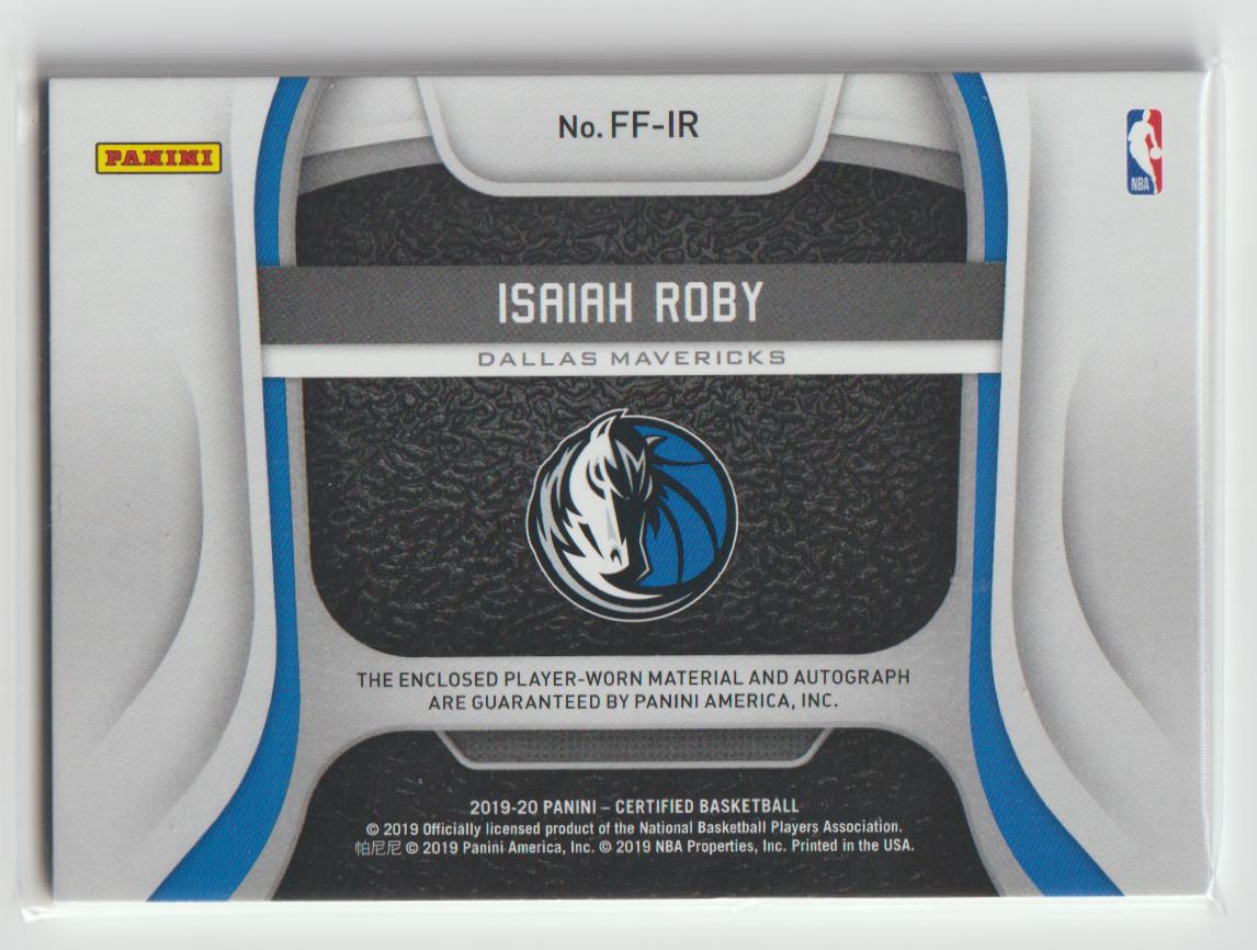 Freshman Fabric Signatures FF-IR Isaiah Roby - Dallas Mavericks Camo 6/25