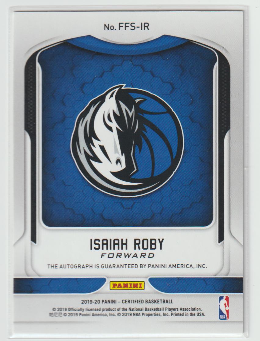 Fresh Faces FFS-IR Isaiah Roby - Dallas Mavericks