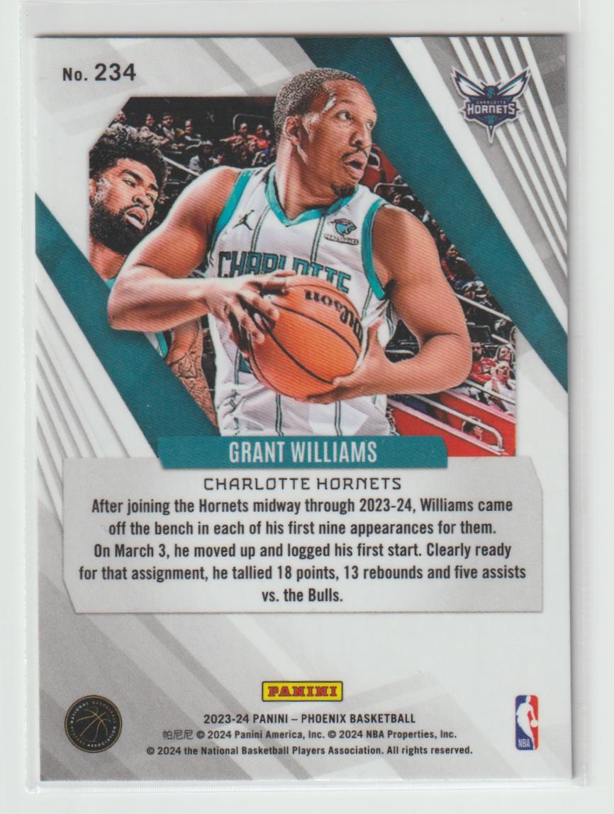 234 Grant Williams Charlotte Hornets Color Blast