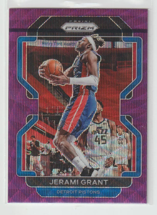 076 Jerami Grant - Detroit Pistons Purple Wave Prizm