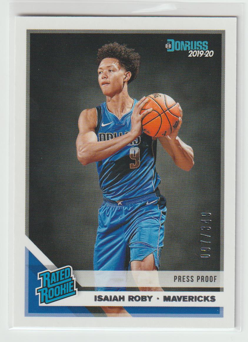 235 Isaiah Roby - Dallas Mavericks Silver Press Proof 97/349