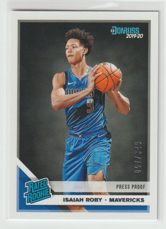 235 Isaiah Roby - Dallas Mavericks Silver Press Proof 97/349