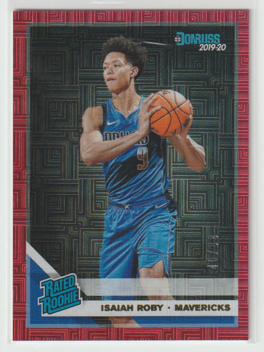 235 Isaiah Roby - Dallas Mavericks Red Infinite 40/99