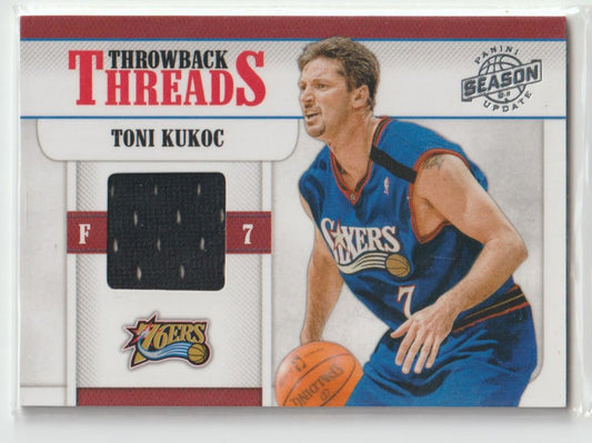 Throwback Threads 8 Toni Kukoc Philadelphia 76ers 24/399