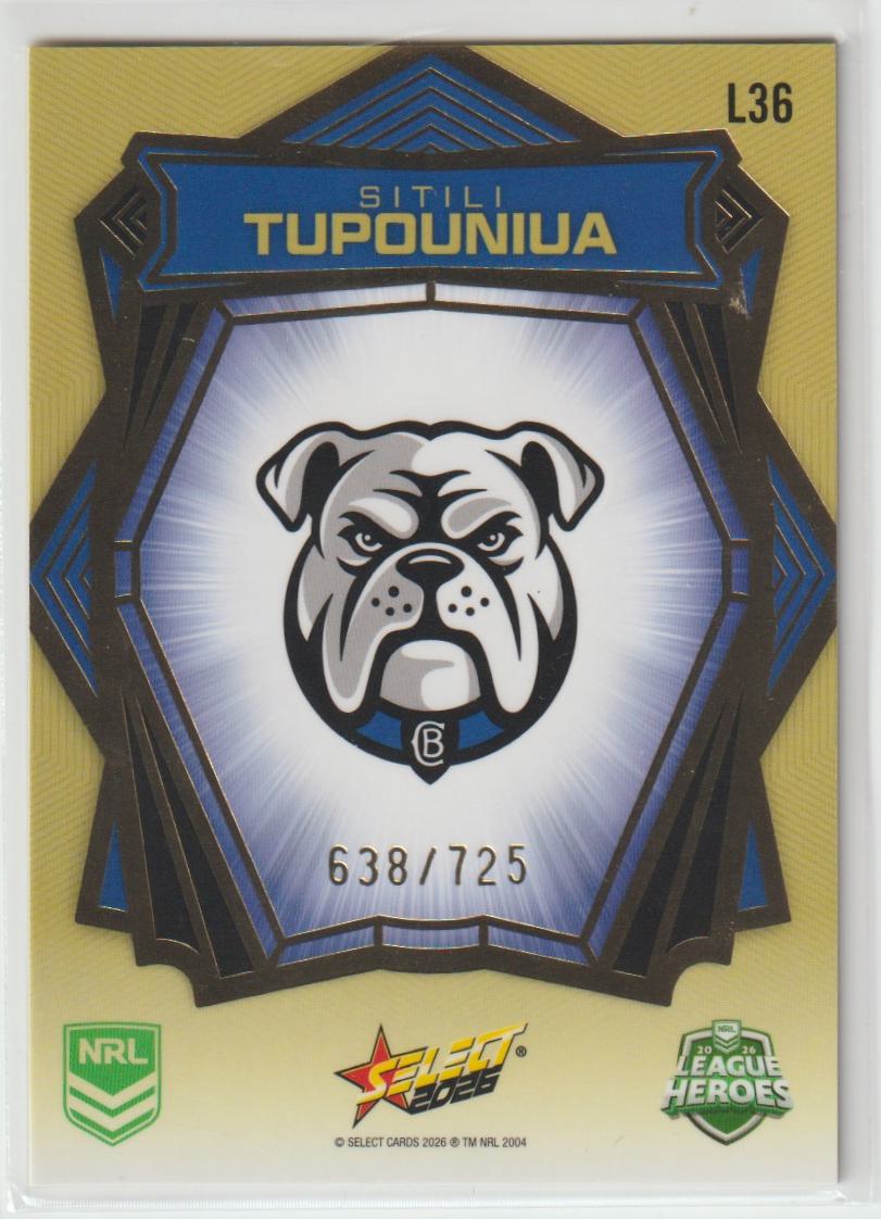 L036 Sitili Tupouniua Gold Back 638/725