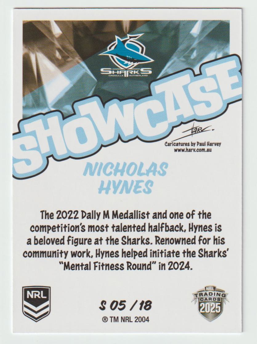 Showcase S 005 SHARKS NICHOLAS HYNES